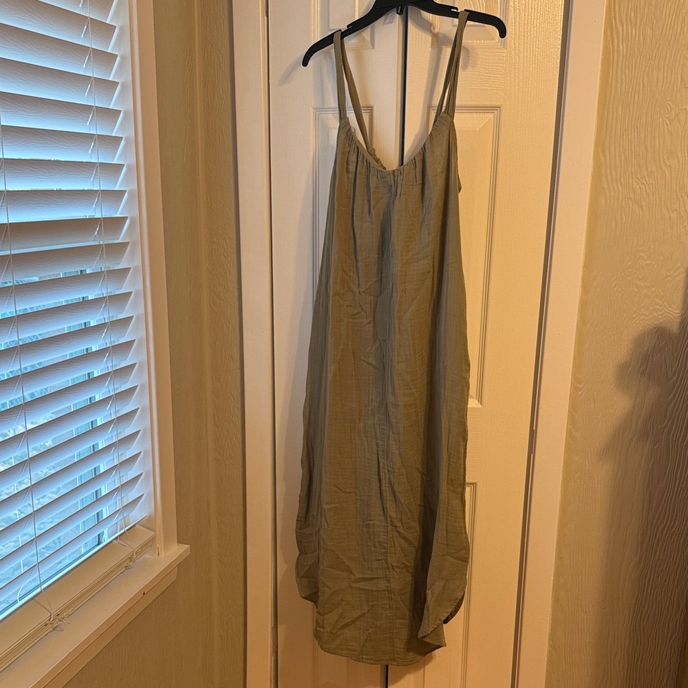 Green Gauze Dress